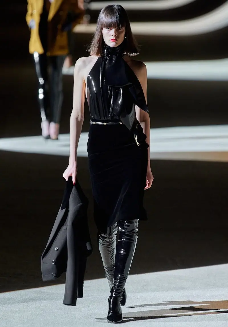 abiti neri eleganti inverno 2020 2021