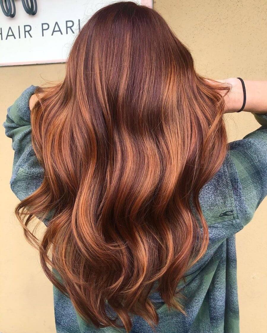 balayage rosso