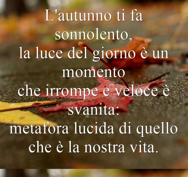 frasi sull'autunno