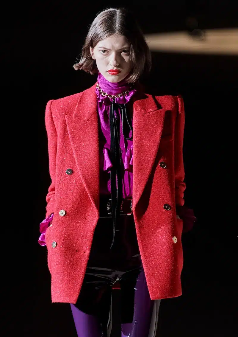 moda inverno 2020 2021 Saint Laurent