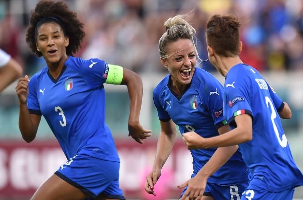 nazionale calcio femminile italia rosa