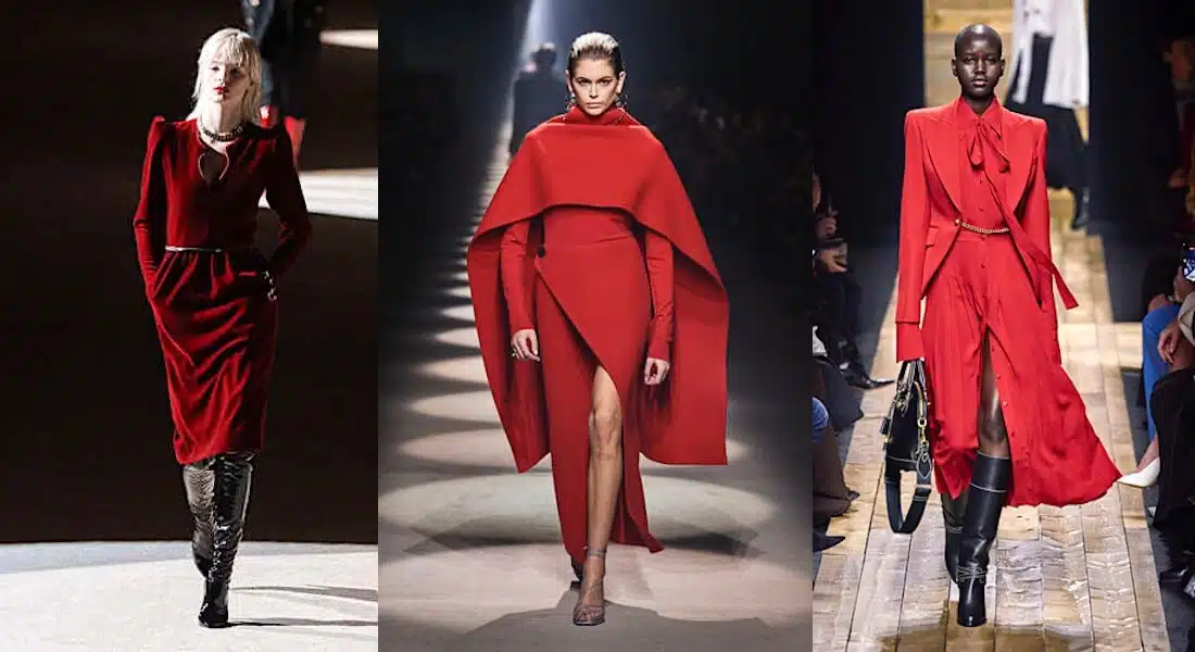 vestiti rossi inverno 2020 2021