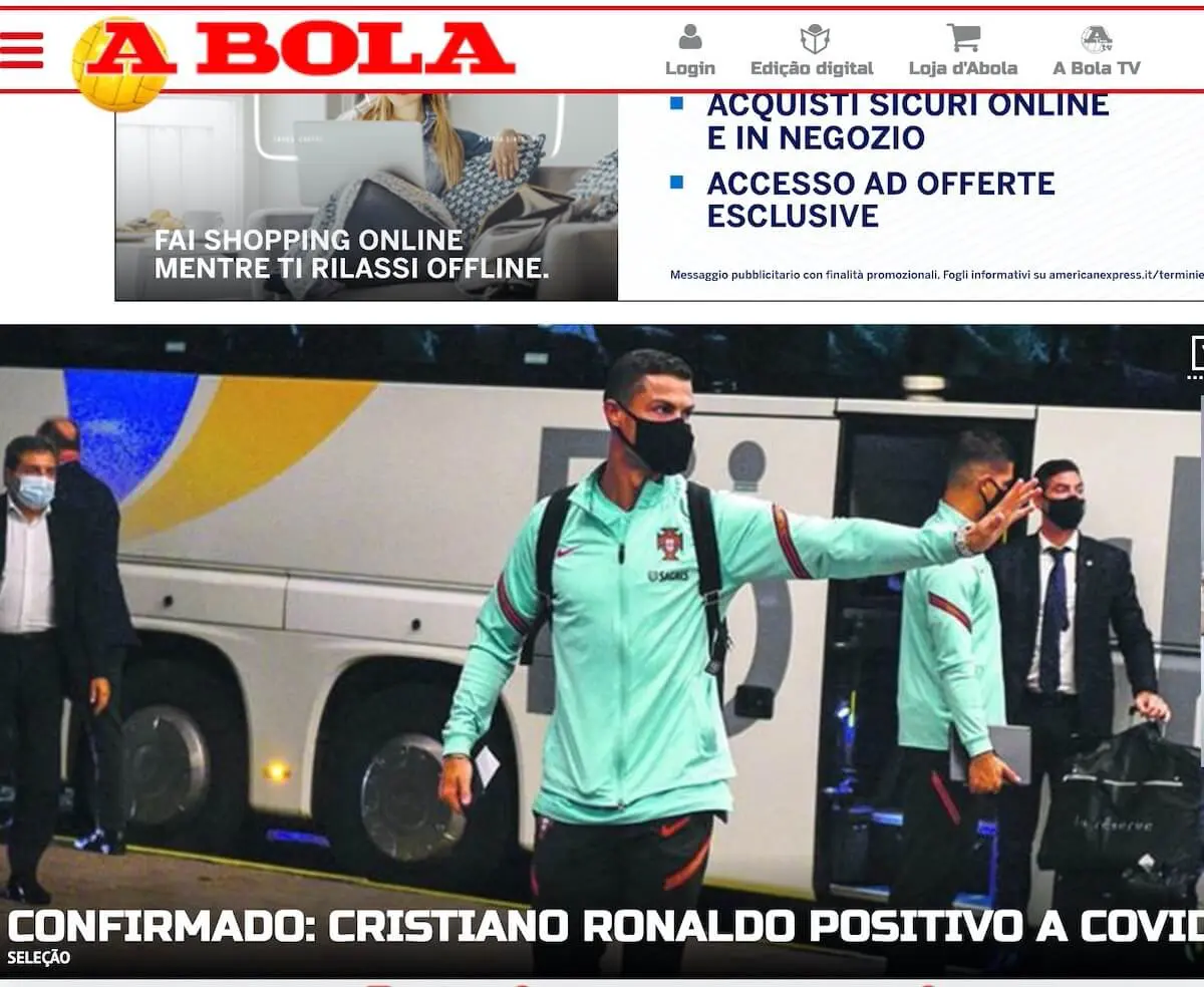 Ronaldo positivo