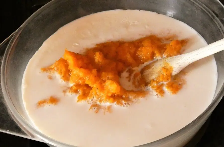 minestra di zucca milanese preparazione 