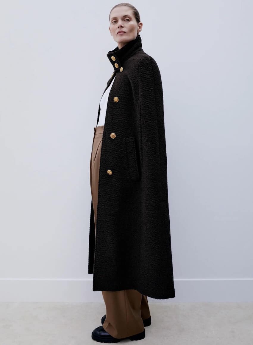 mantella cappotto zara