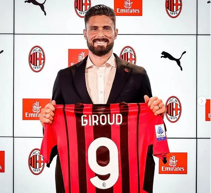 Oliver Giroud giocatore Milan