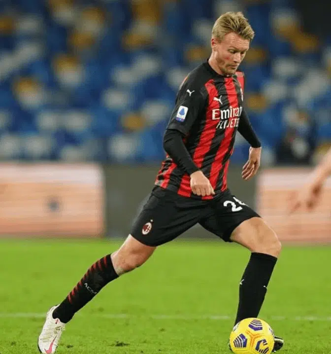 Simon Kjaer giocatore Milan