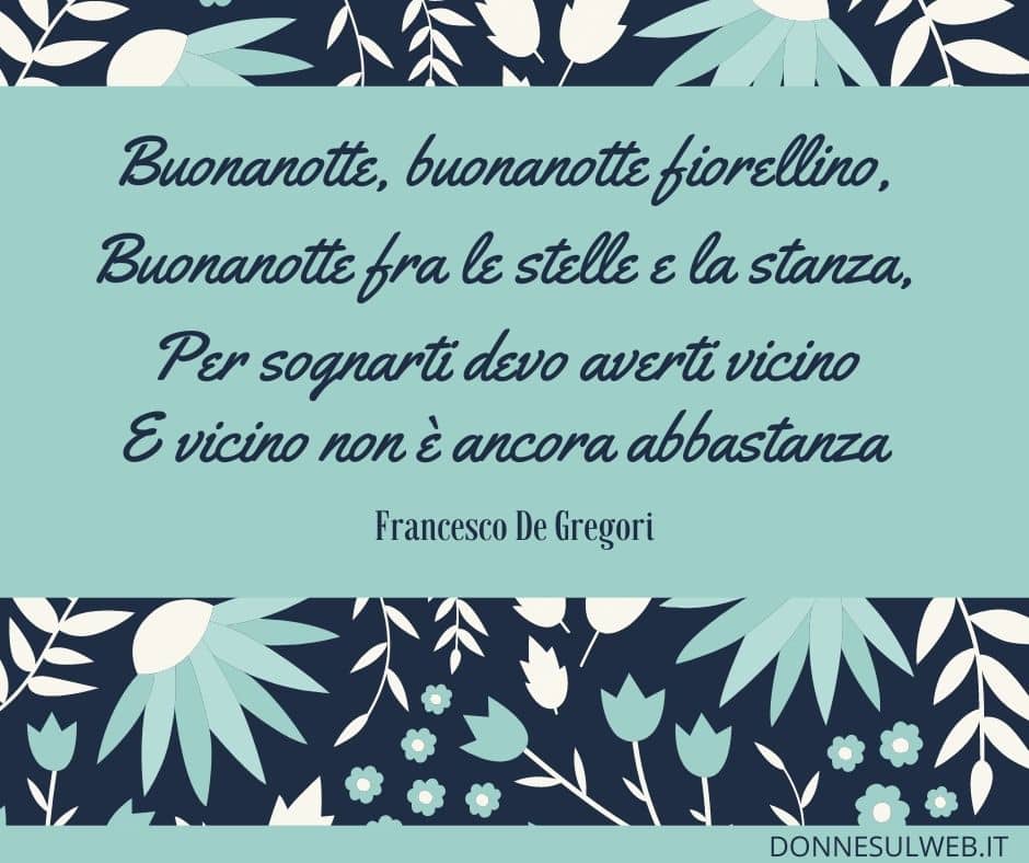 frasi buonanotte canzoni fiorellino