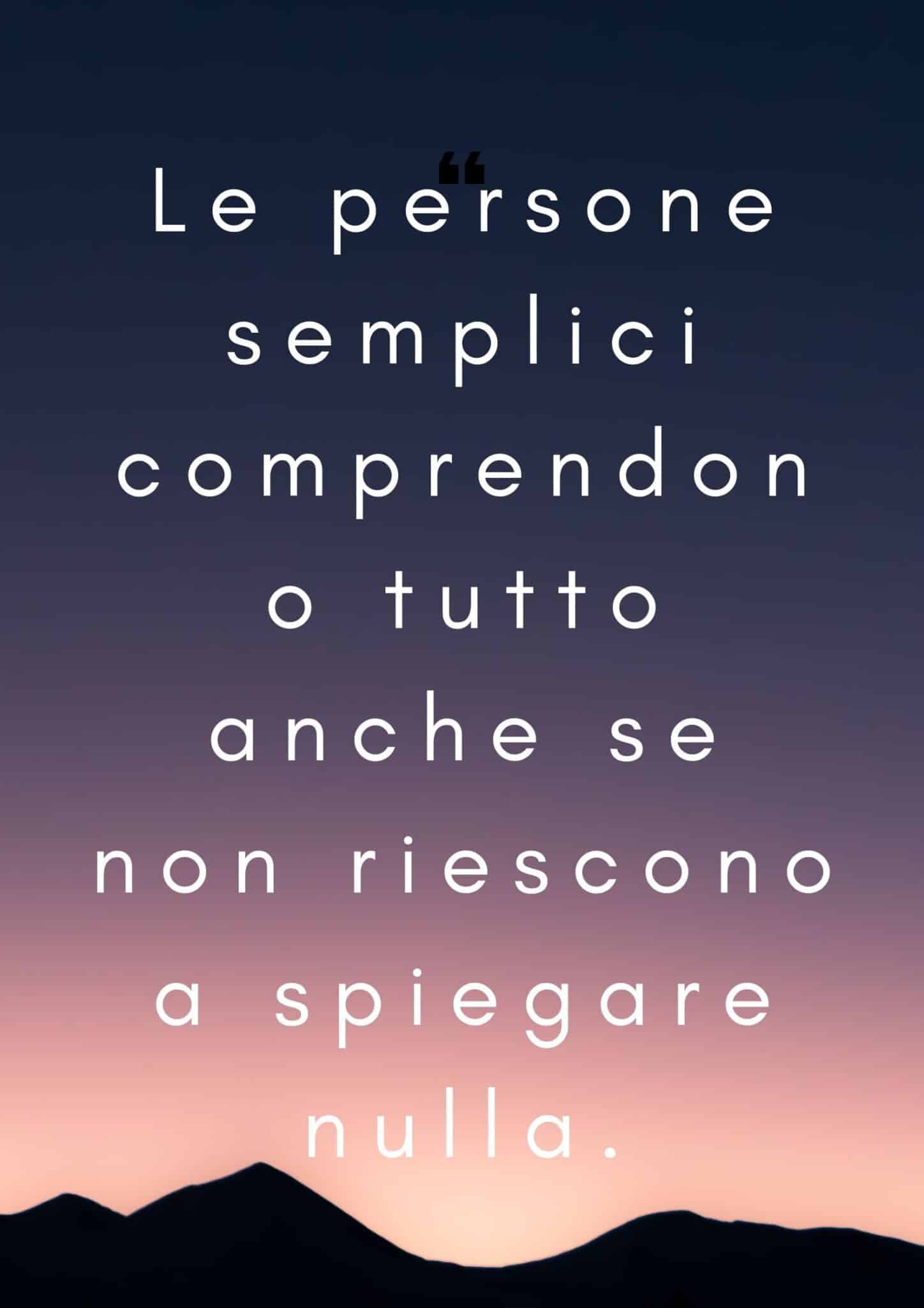 persone semplici frasi