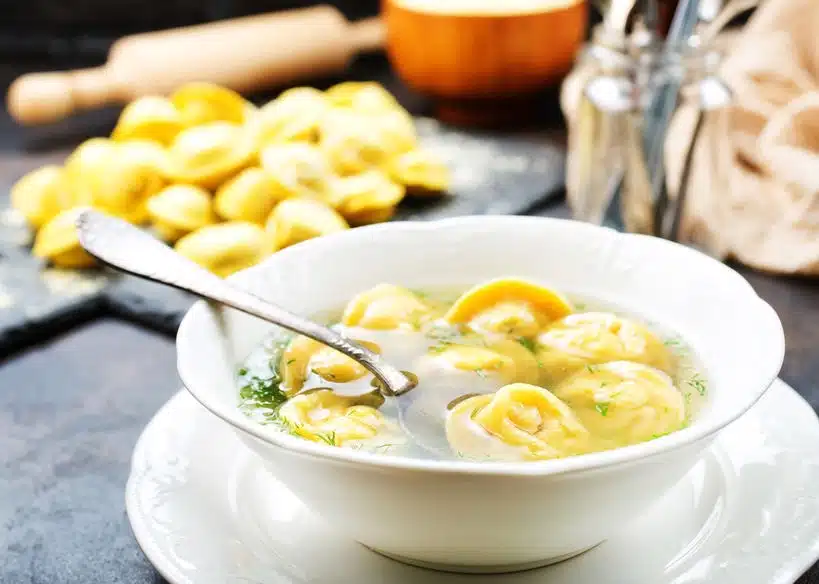 agnolotti in brodo di carne