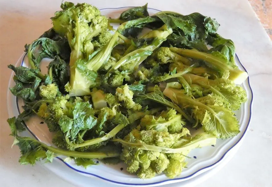 cime di rapa lesse