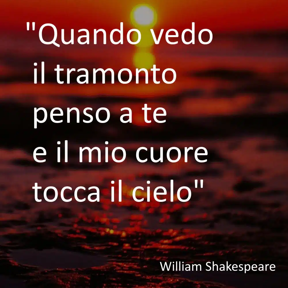 frasi belle sul tramonto