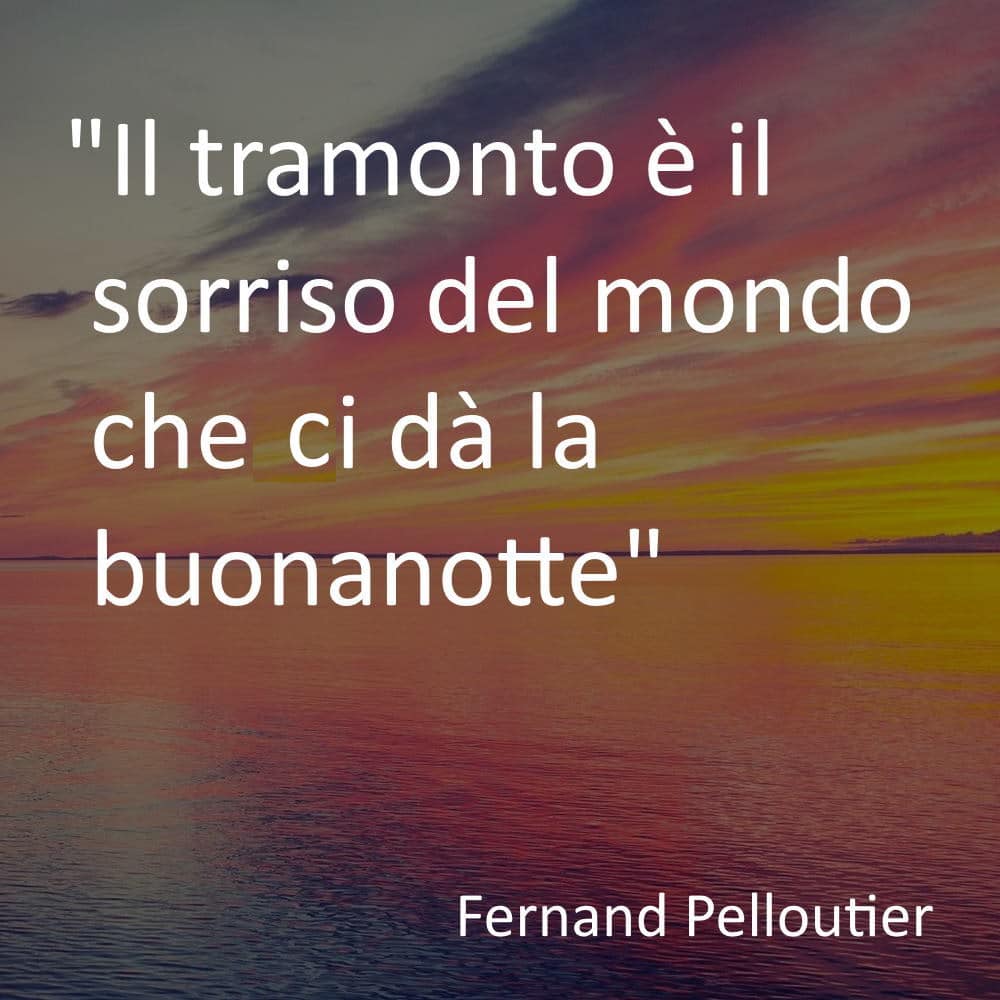 frasi sul tramonto belle