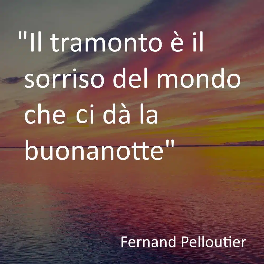 frasi sul tramonto belle