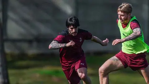 Milan allenamento
