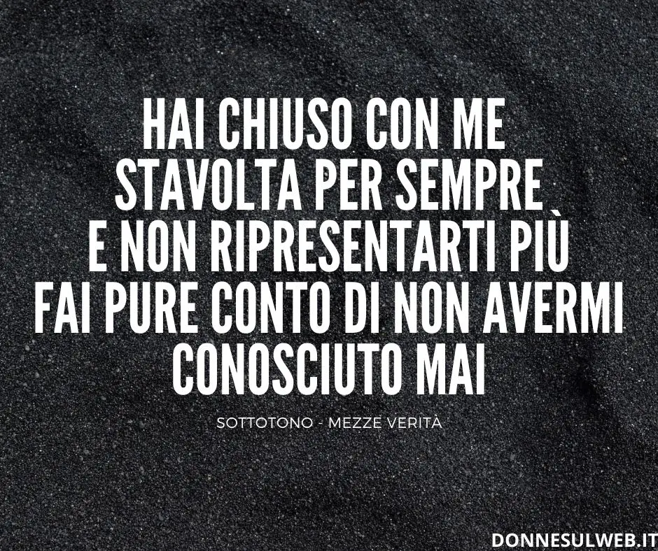 canzoni amicizia finita