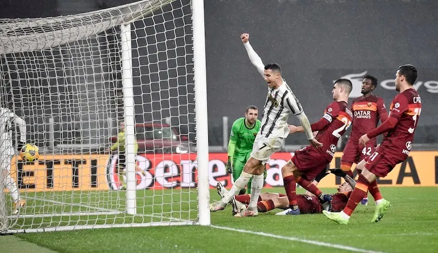 juve jvs roma gol ronaldo