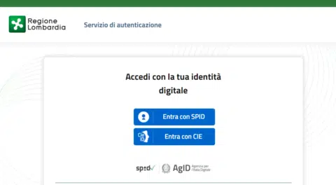 Regione Lombardia accesso per bandi e bonus regionali
