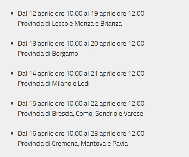 Date province domanda protezione famiglia bonus Lombardia 2021