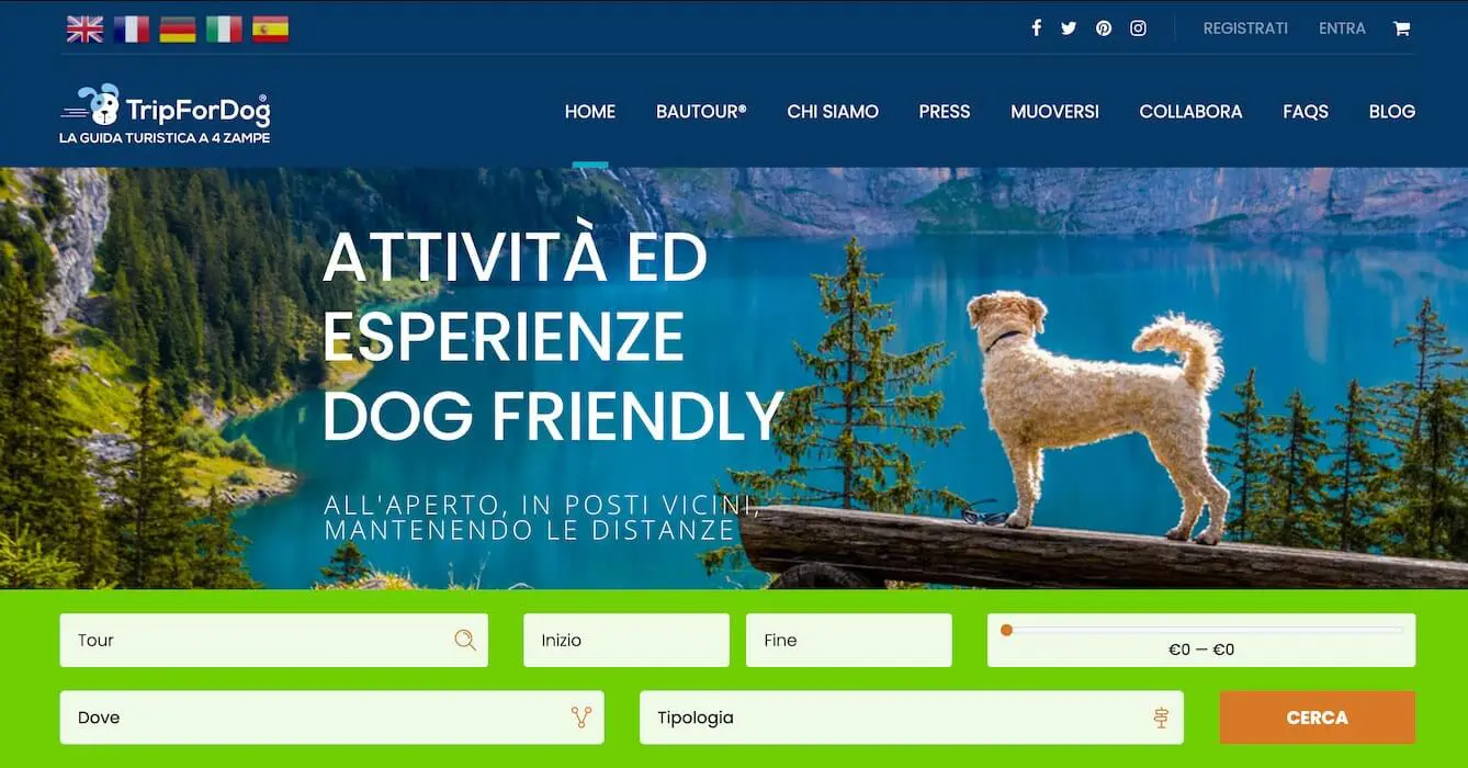 vacanze con il cane