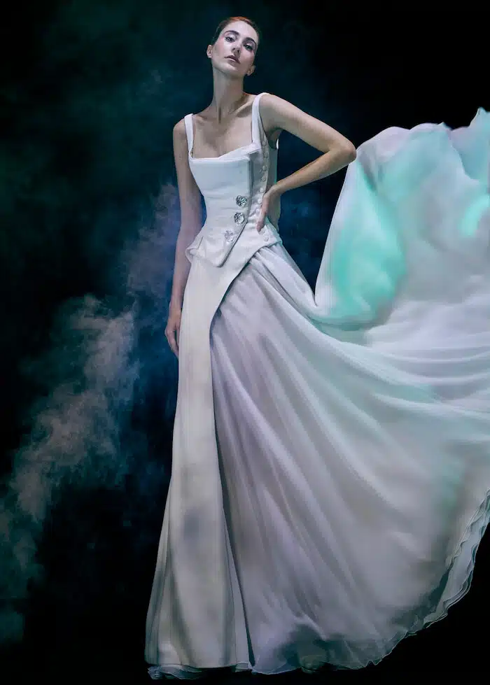 Abito da sposa alta moda inverno 2022 Julien Fournie