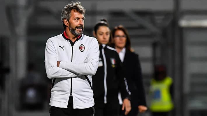 Maurizio Ganz allenatore Milan Femminile