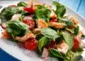 Insalata salmone fresco
