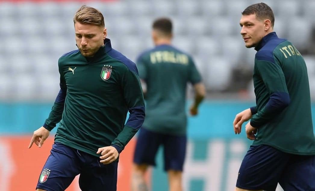Italia Belio Euro 2020 allenamento