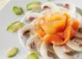 carpaccio funghi avocado salmone