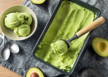gelato all'avocado fatto in casa