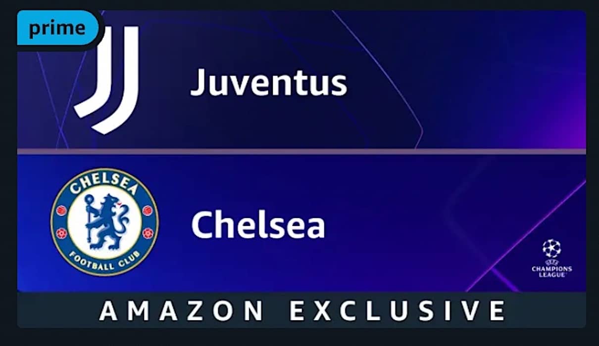 Juventus - Chelsea prime video