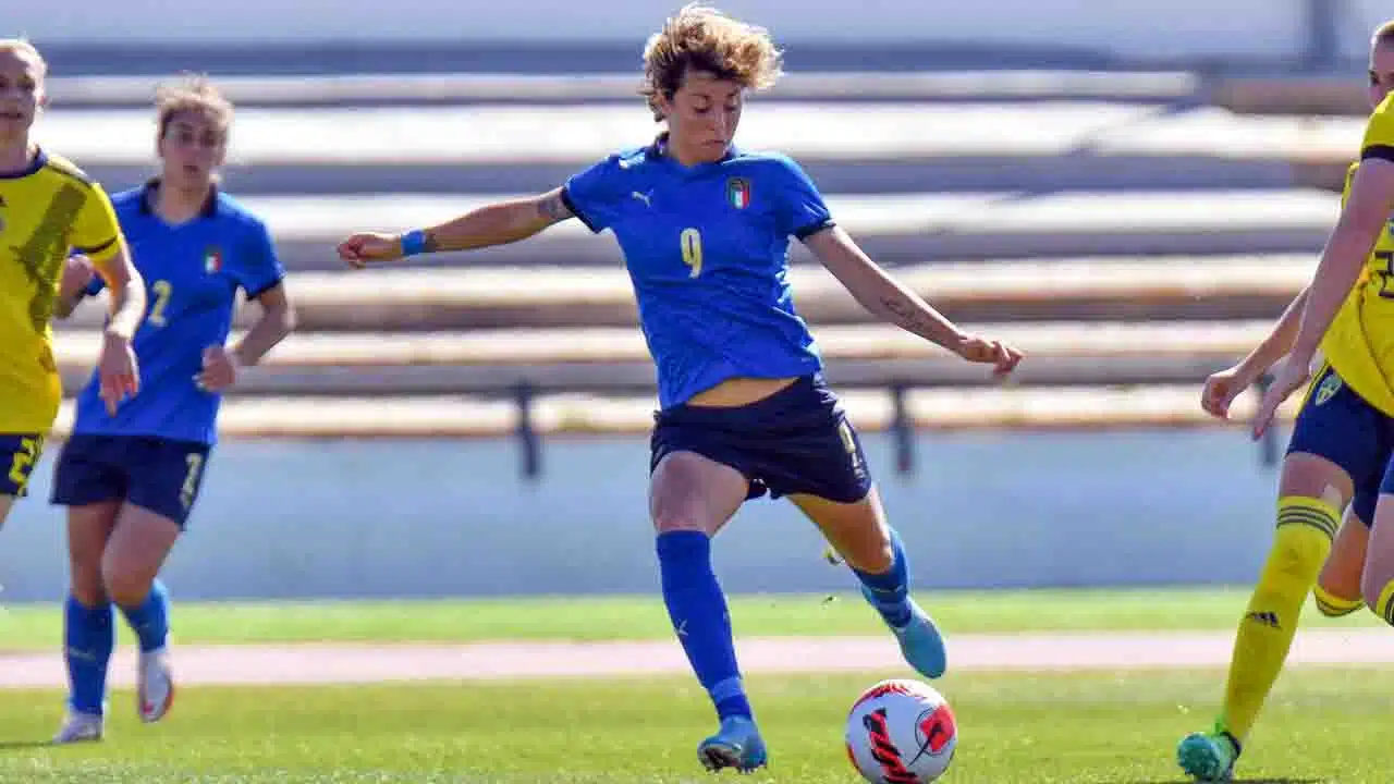 Valentina Giacinti attaccante nazionale femminile