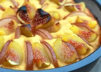 crostata ai fichi con pere