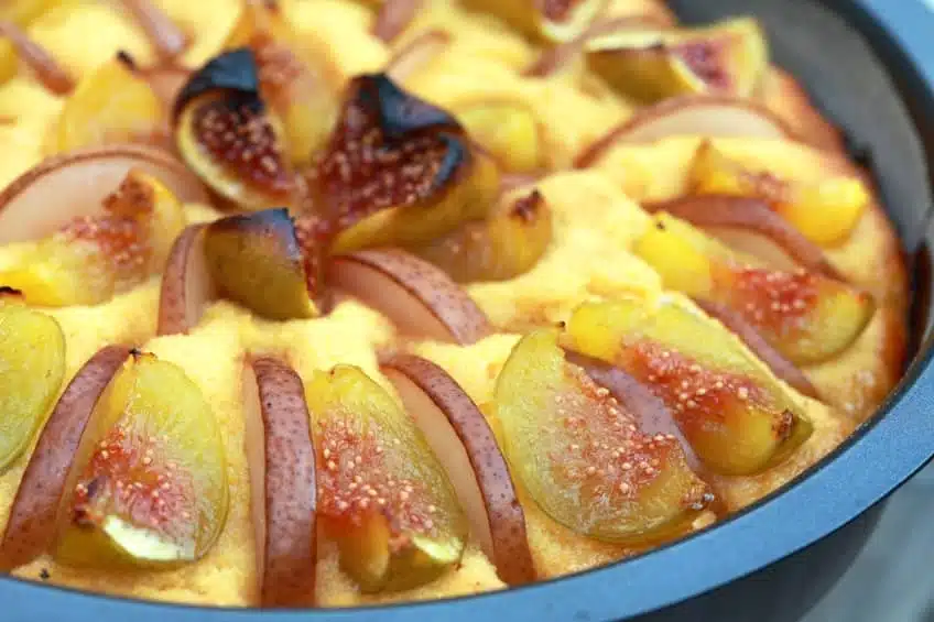 crostata ai fichi con pere