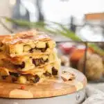 torta salata funghi e patate