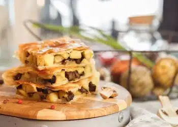 torta salata funghi e patate
