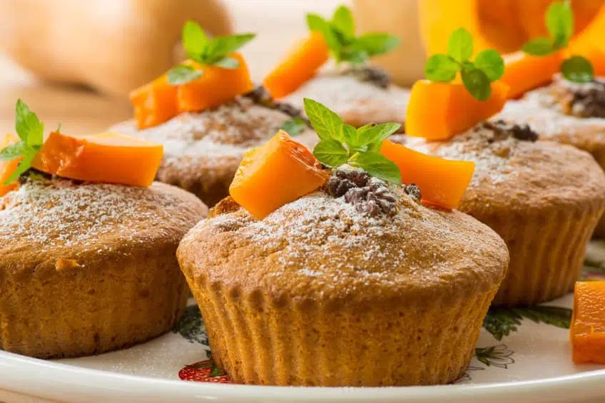 Muffin alla zucca e noci