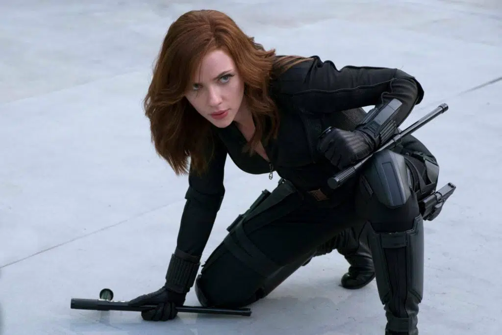 Black widow film Disney ottobre +