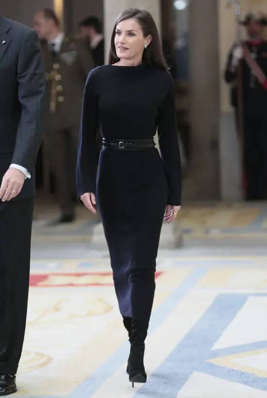 letizia ortiz abito maglia 2021