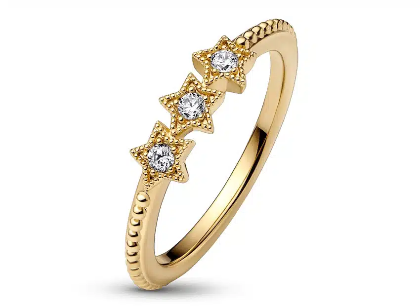 pandora anelli in oro giallo 2022