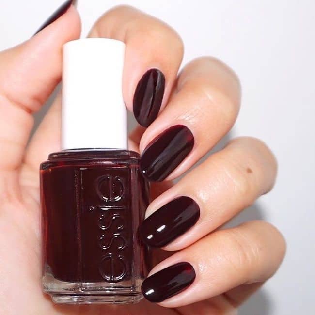 unghie gel rosso scuro smalto essi 2022-005