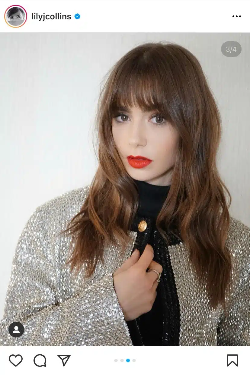 capelli star 2022 Lily Collins