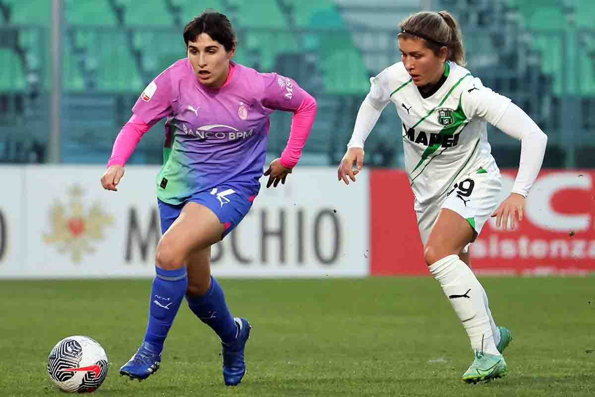 Sassuolo-Milan Serie A femminile