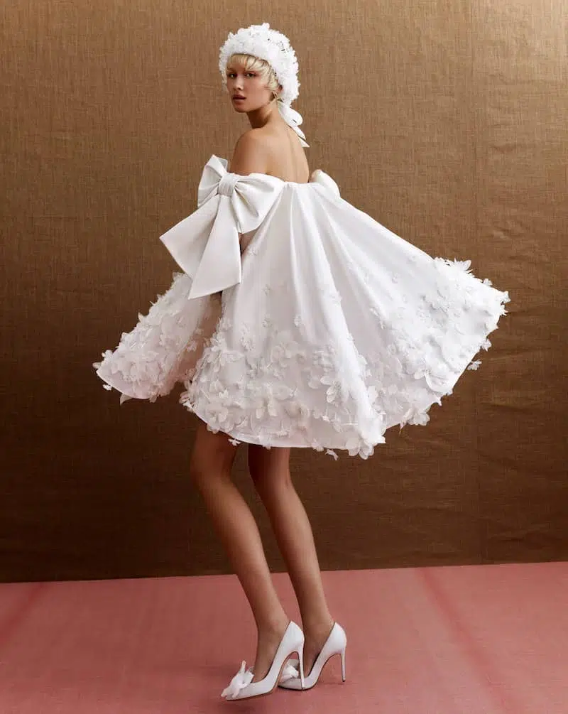 abito da sposa corto 2022 victor e rolf