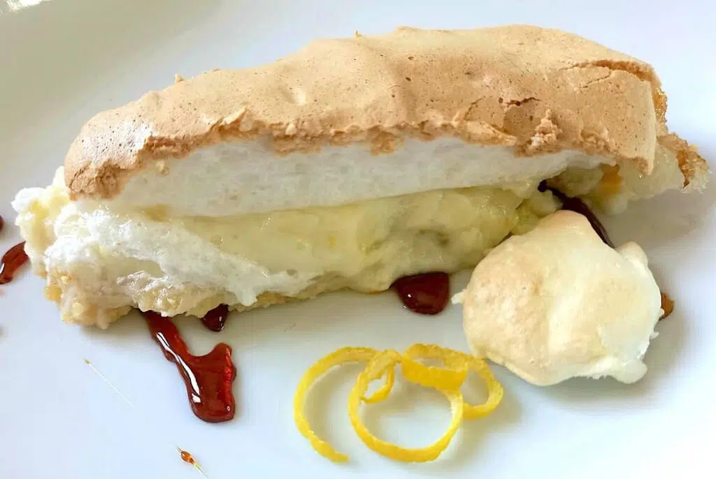 crostata ricotta limone e meringa morbida