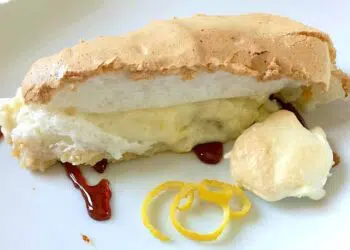 crostata ricotta limone e meringa morbida