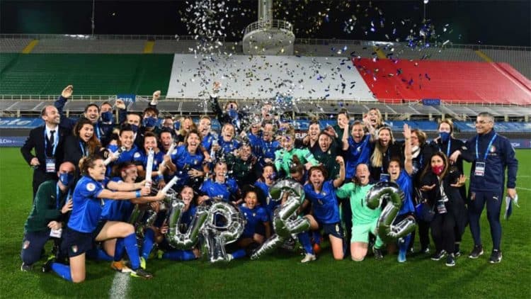 italia nazionale europeo femminile