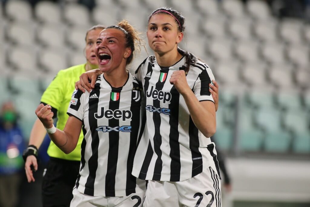 Milan-Juventus femminile partita e premiazione