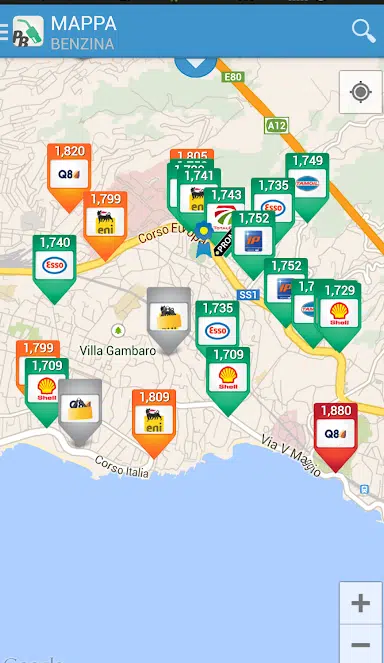 Prezzi benzina app