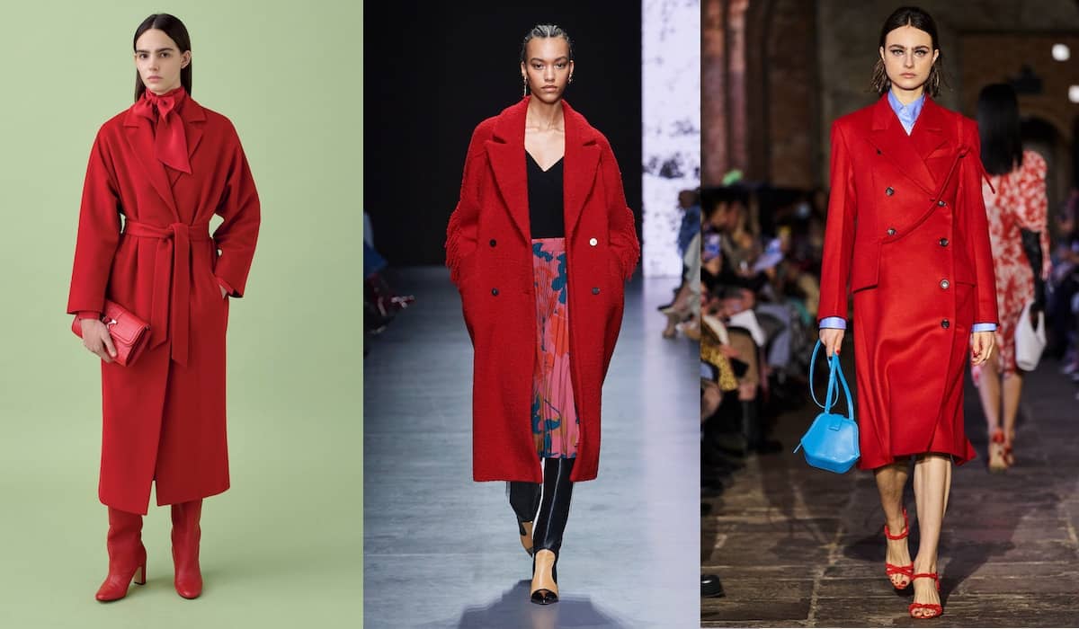 cappotti rossi inverno 2022-2023